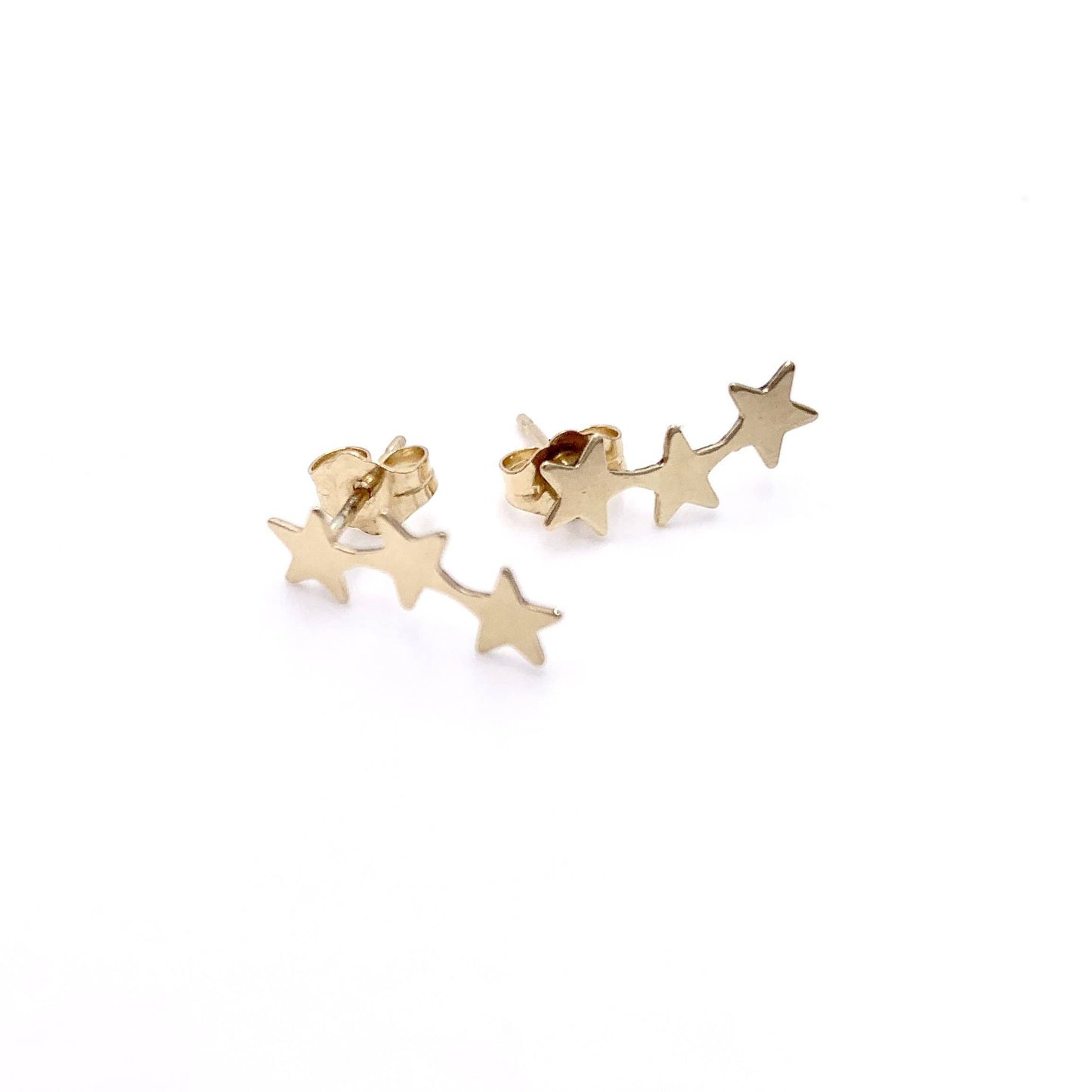 Triple Star Stud Earring - 2 Colors