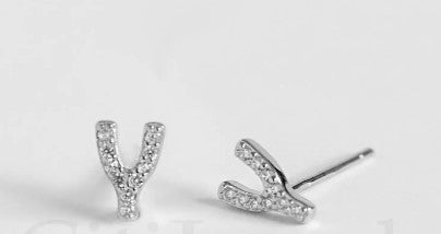 Wishbone Stud Earrings - 2 Colors