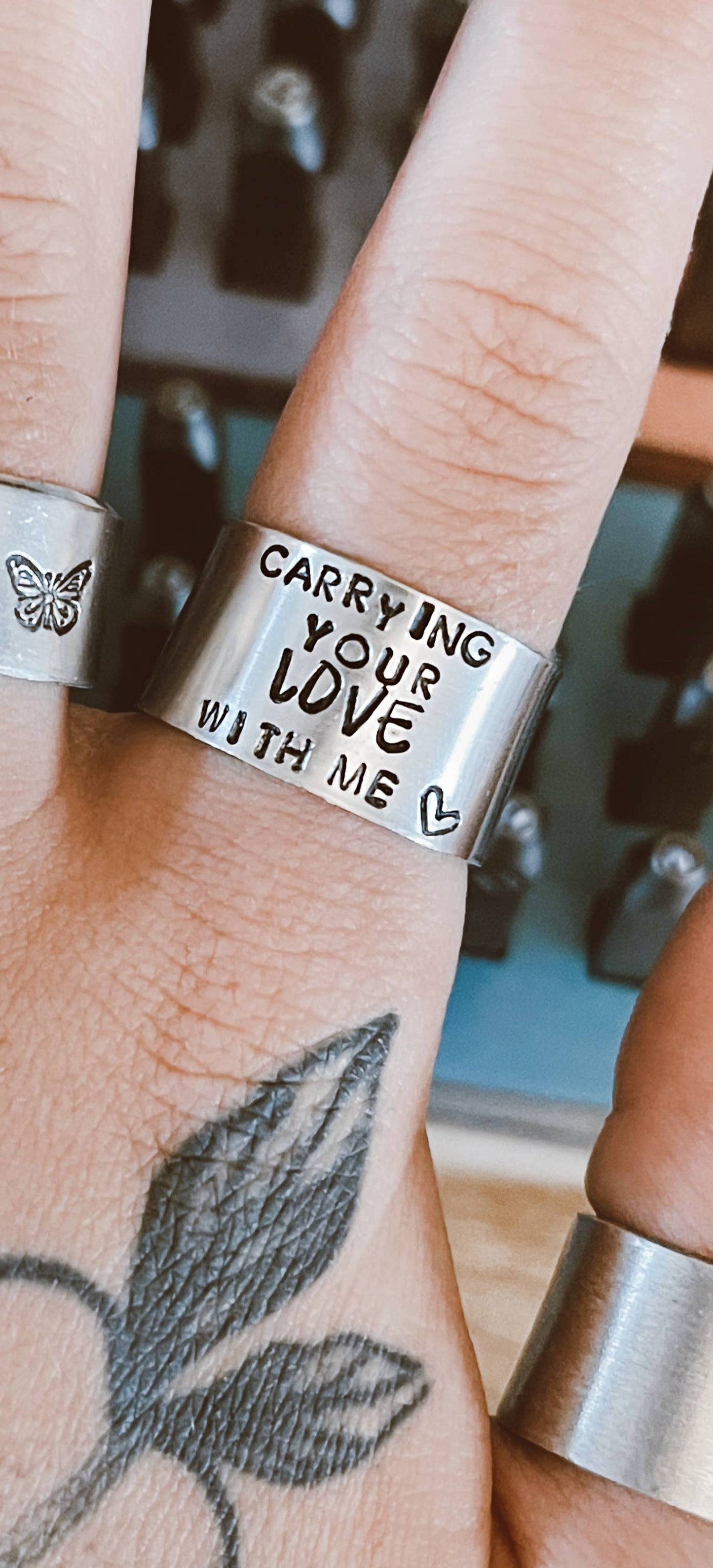 Carrying Your Love With Me Ring