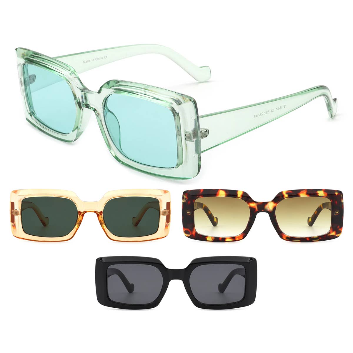 Retro Rectangular Sunglasses