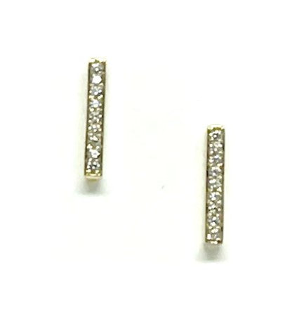 Pave' Bar Stud