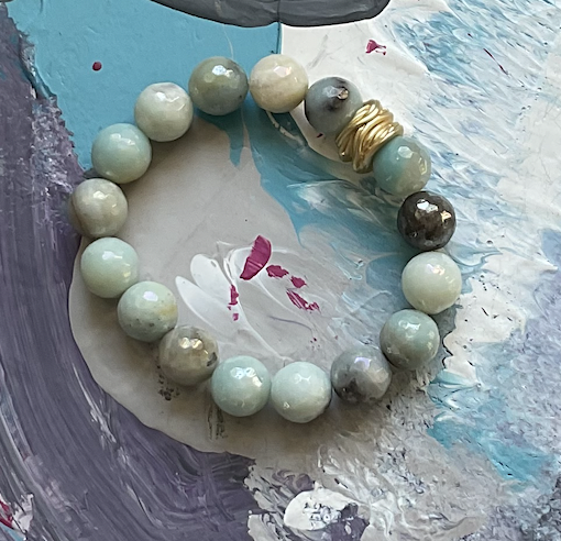 Electroplate Amazonite Bracelet