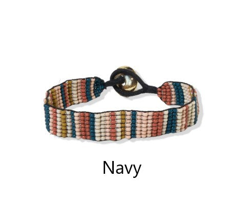 Petite Multi Stripe Bracelet - 2 Colors