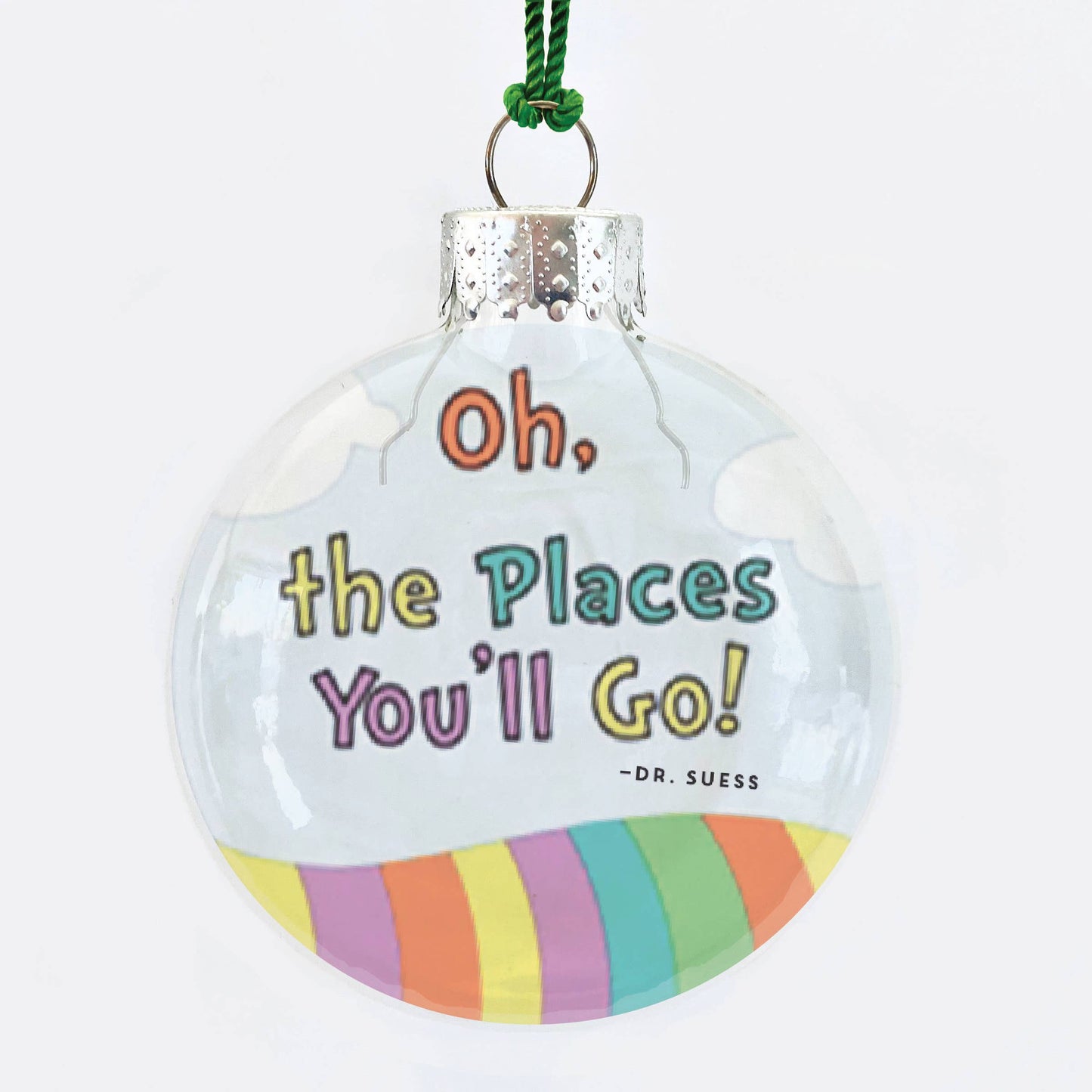 Dr. Seuss See-Through Glass Holiday Ornament