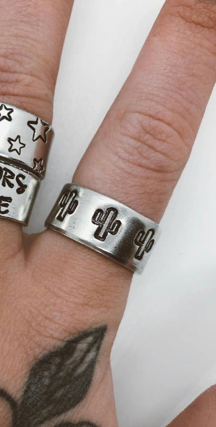 Cactus Stacker Ring