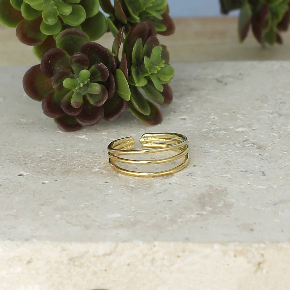Gold Adjustable Toe Ring