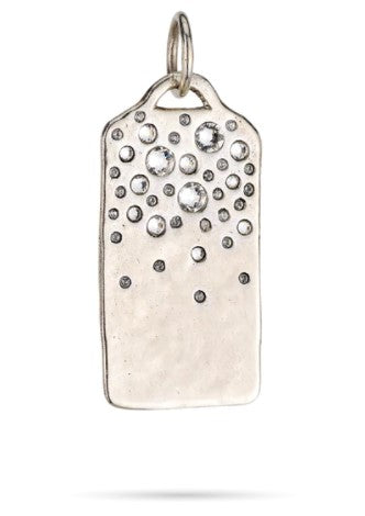 Starshower Infinity Ingot Pendant - Sterling Silver