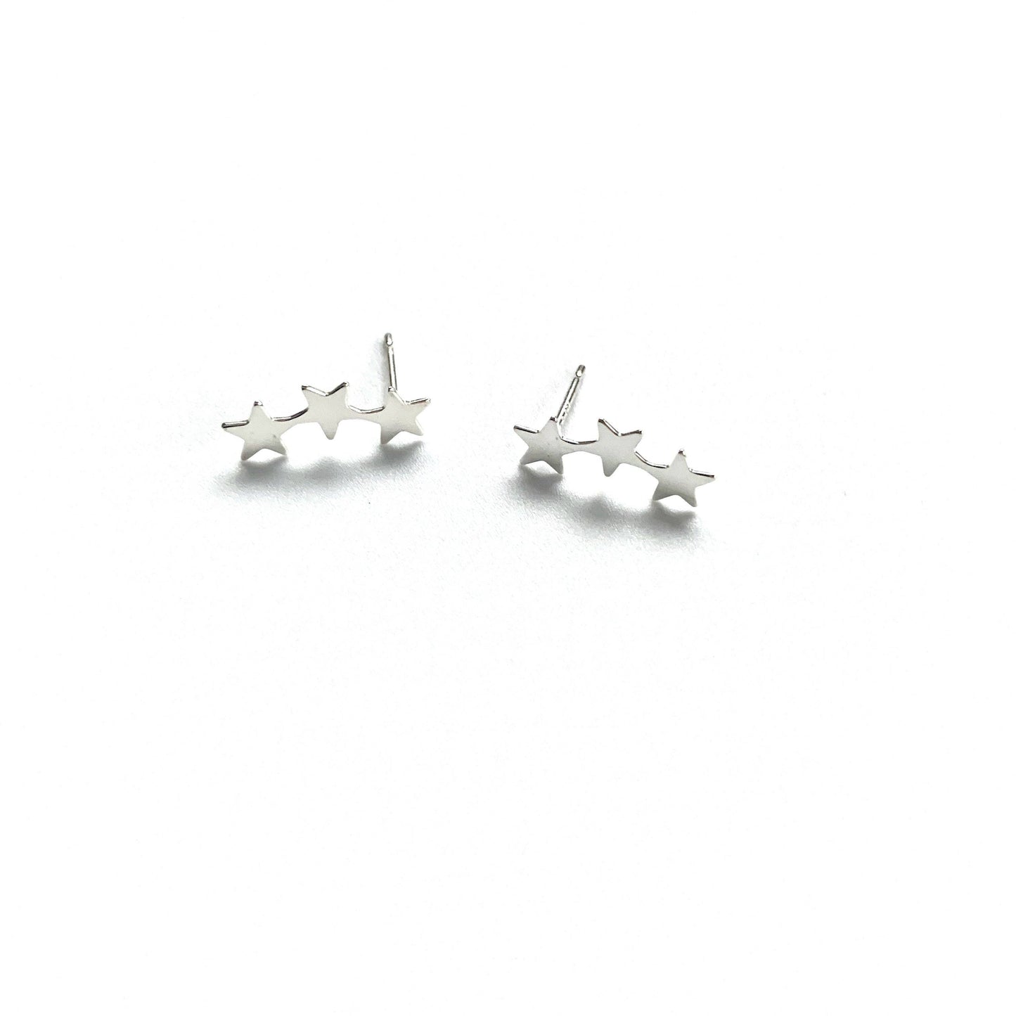 Triple Star Stud Earring - 2 Colors