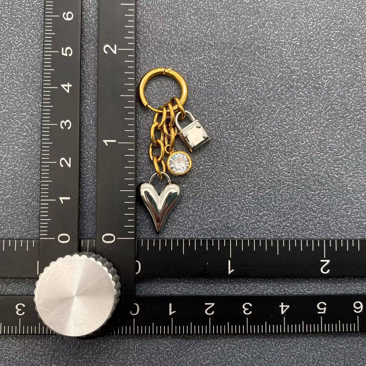 Heart & Lock Earrings