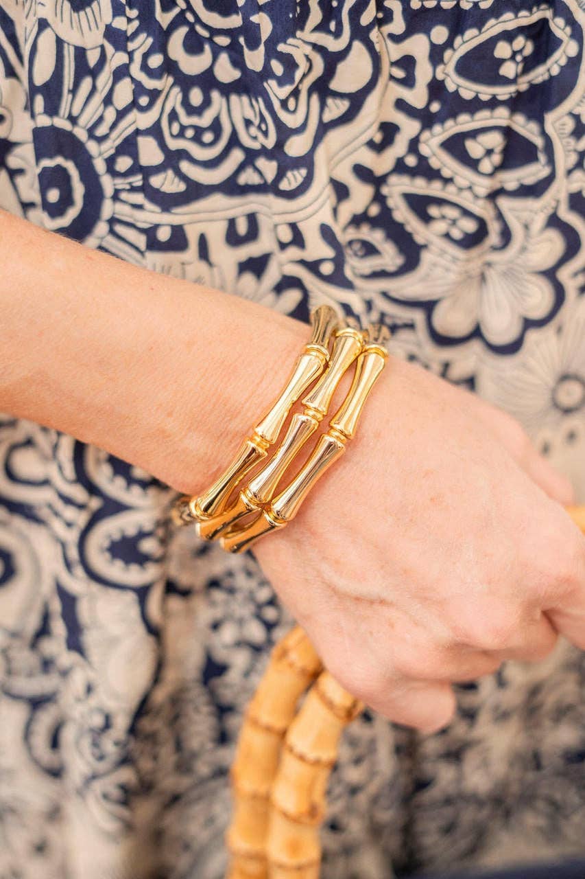 Lucy Bamboo Acrylic Bracelet