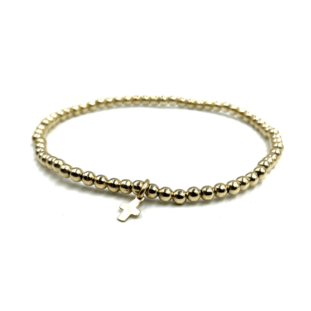 Erin Gray - Karma Bracelet with Luxe Cross
