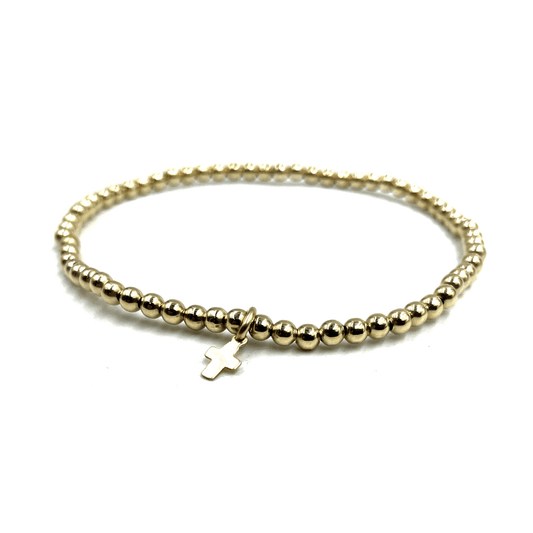 Erin Gray - Karma Bracelet with Luxe Cross