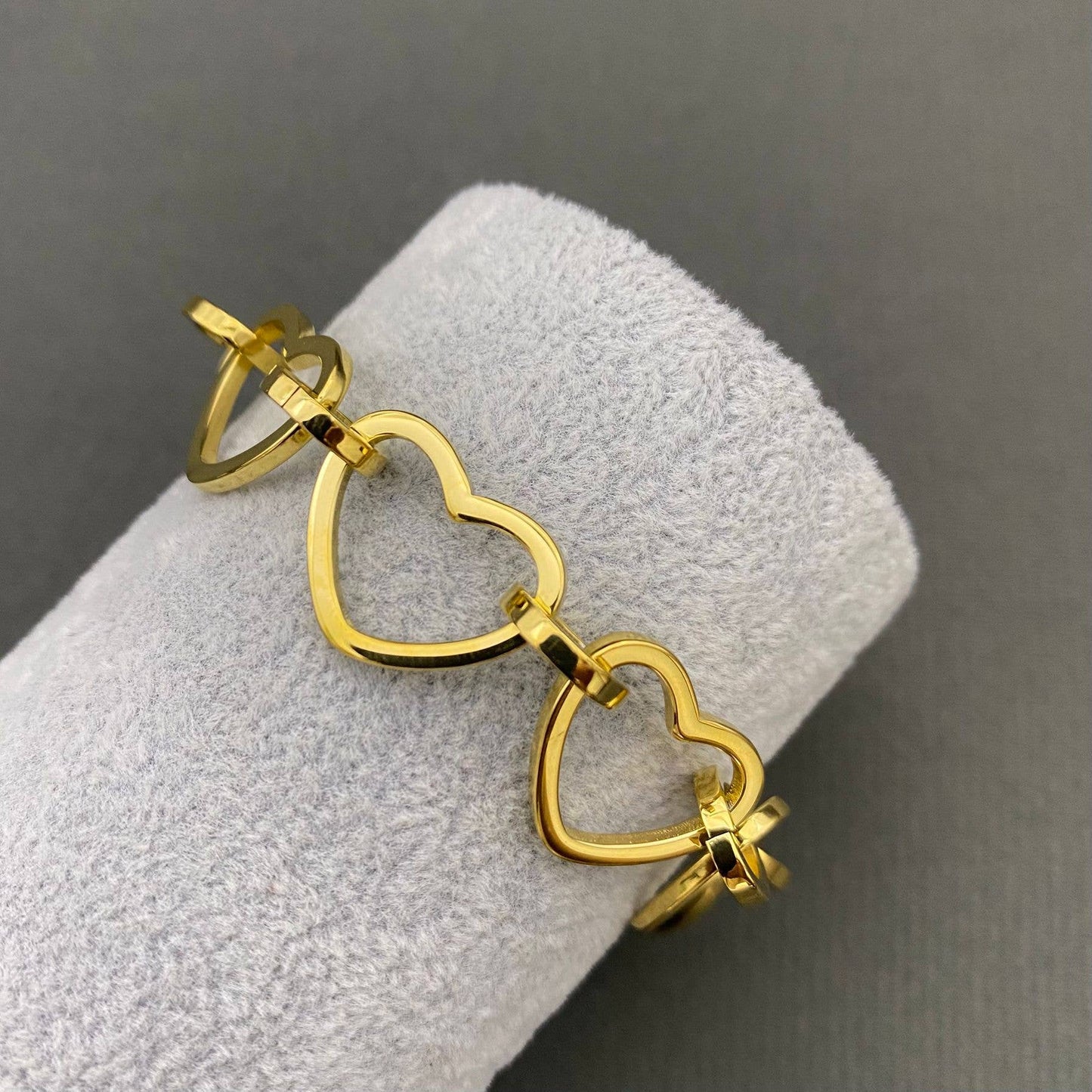 Hollow Heart Bracelet