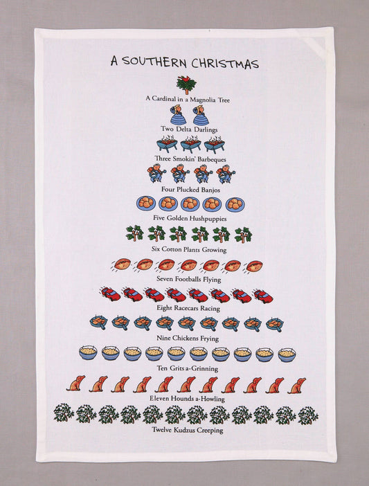 A Southern Christmas Kitchen Towel - DAVID PRICE