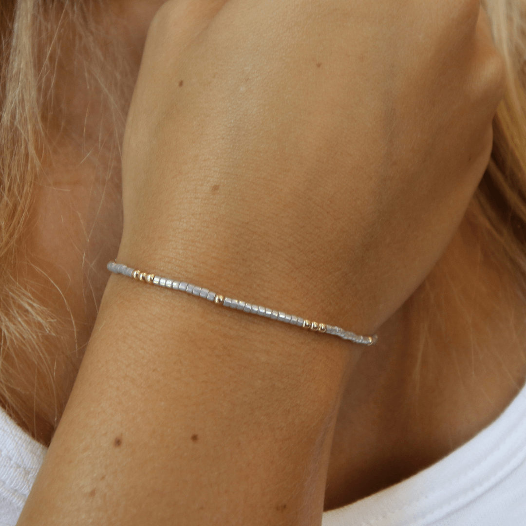 2mm Newport Bracelet - Silver & Gold Filled