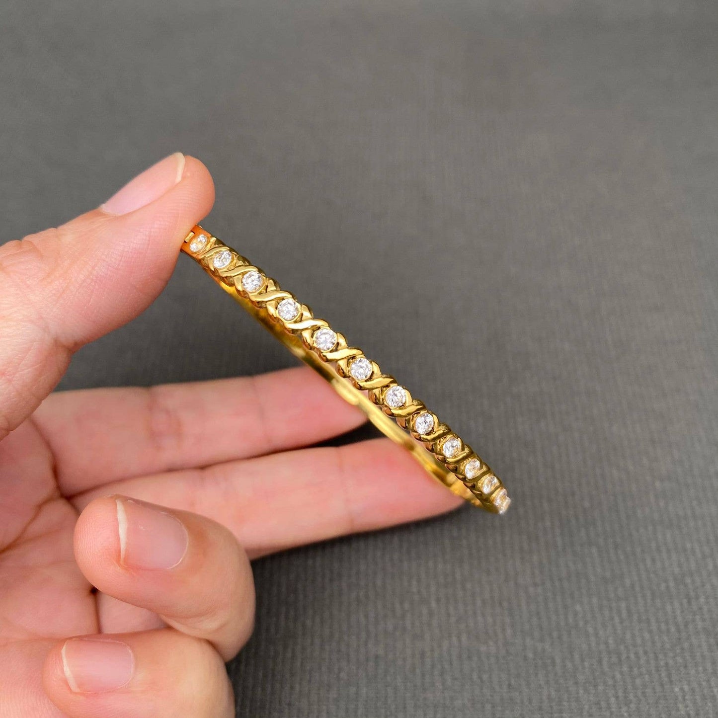 Delicately Daring Bangle Bracelet