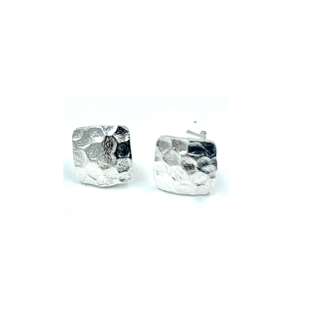 Erin Gray - Sterling Square Stud Earrings