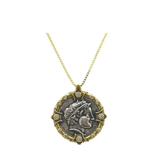 Athena Emperor Coin Necklace