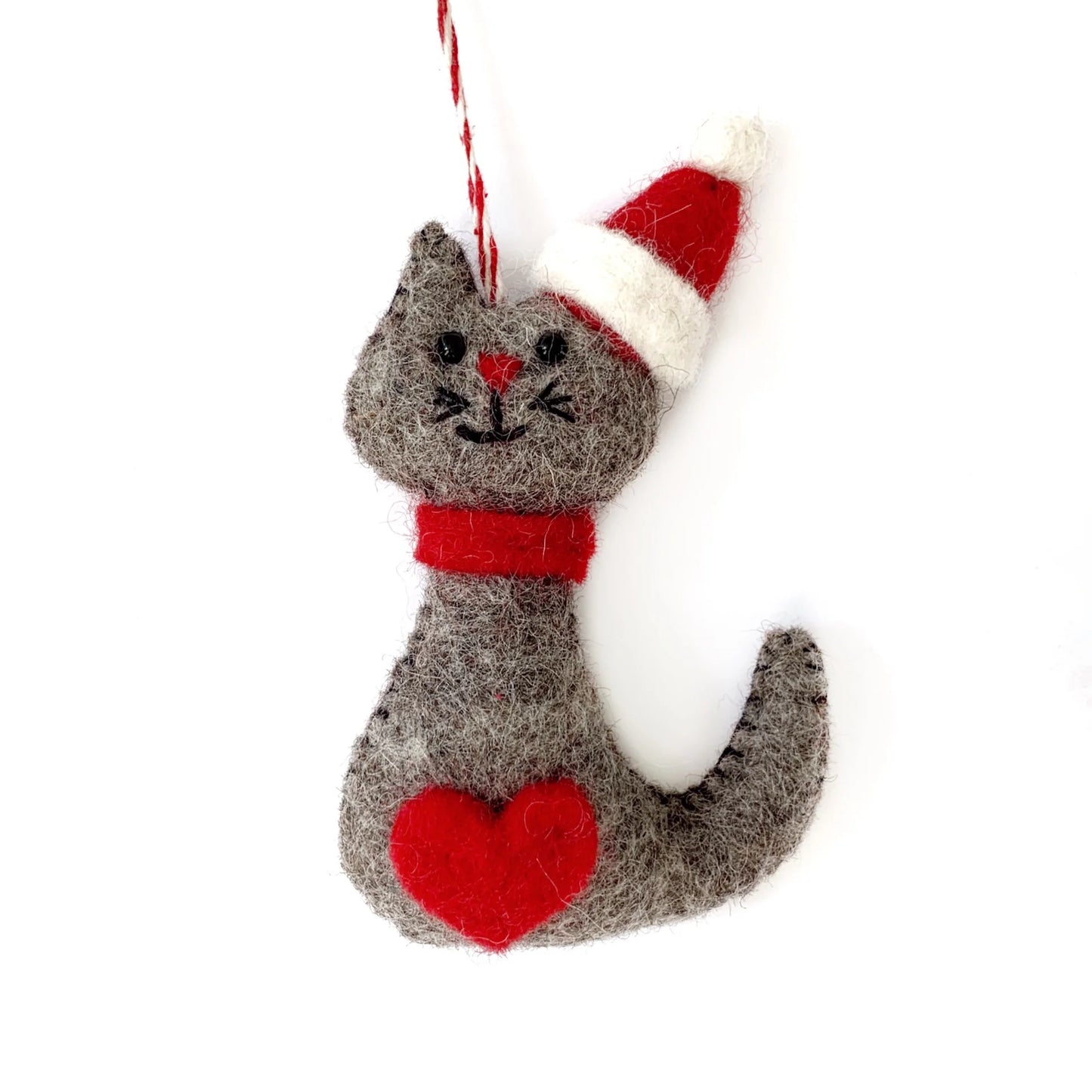 Felt Ornament Set 3 - Cats and Mouse