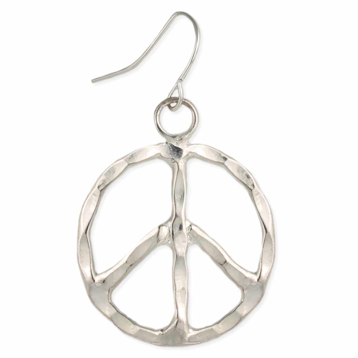 Woodstock Vibes Peace Sign Earring