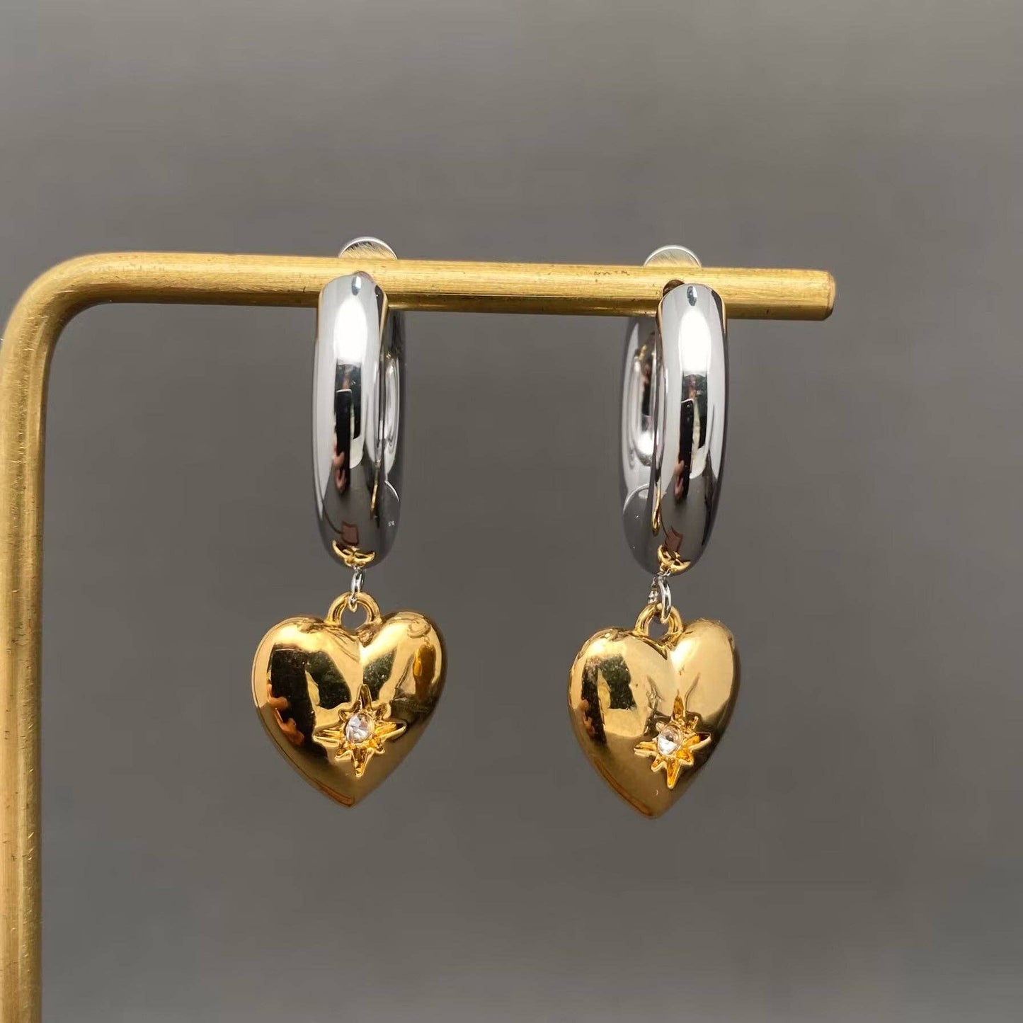 Heart Felt Huggie Earrings