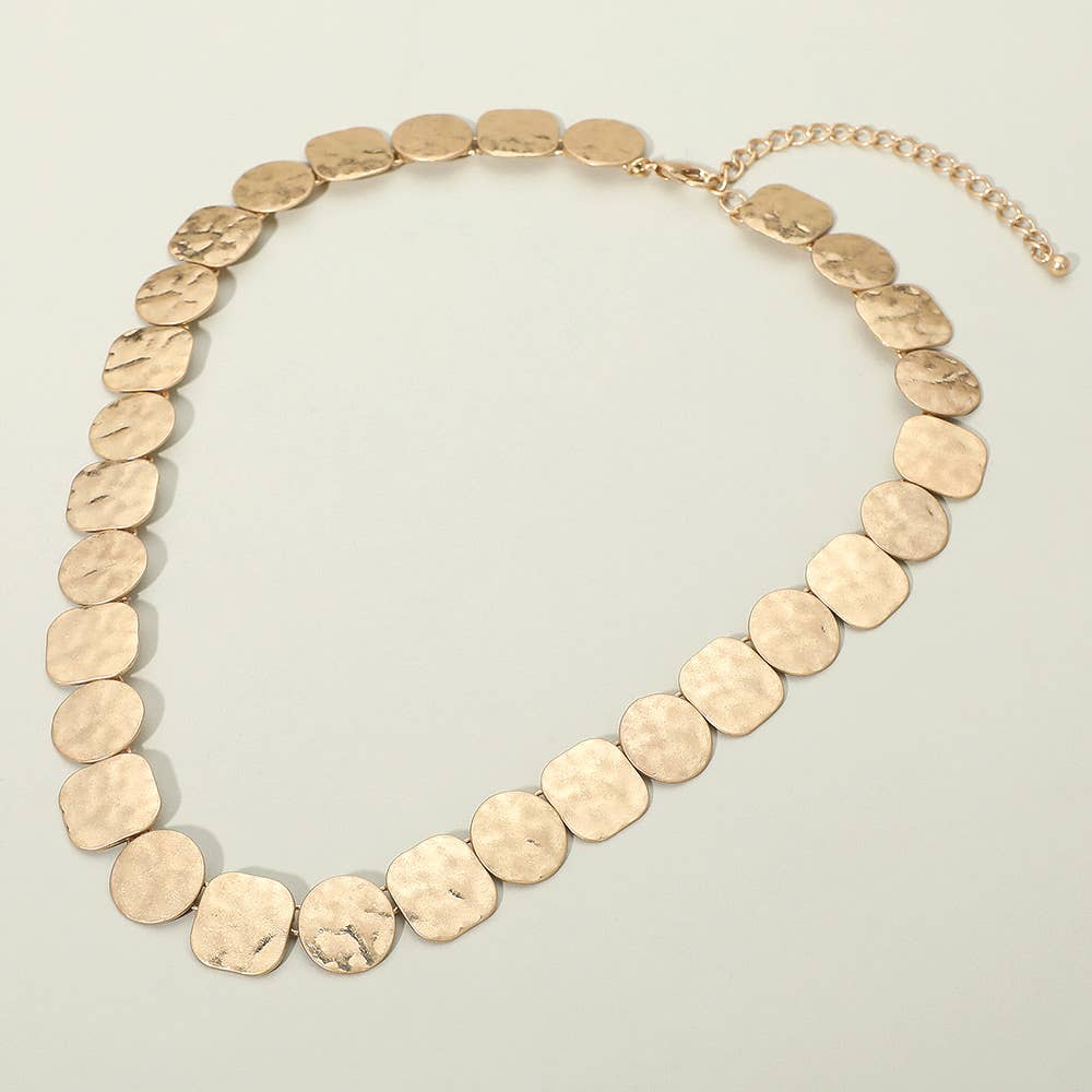 Circle Gets a Square Necklace