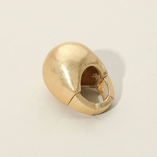 Textured Metal Dome Ring