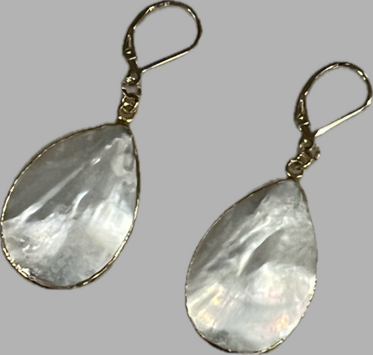 MOP Teardrop Earrings