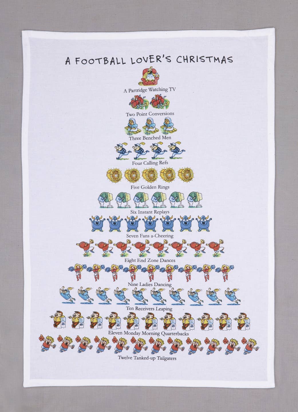 A Football Lover's Christmas Kitchen Towel - DAVID PRICE