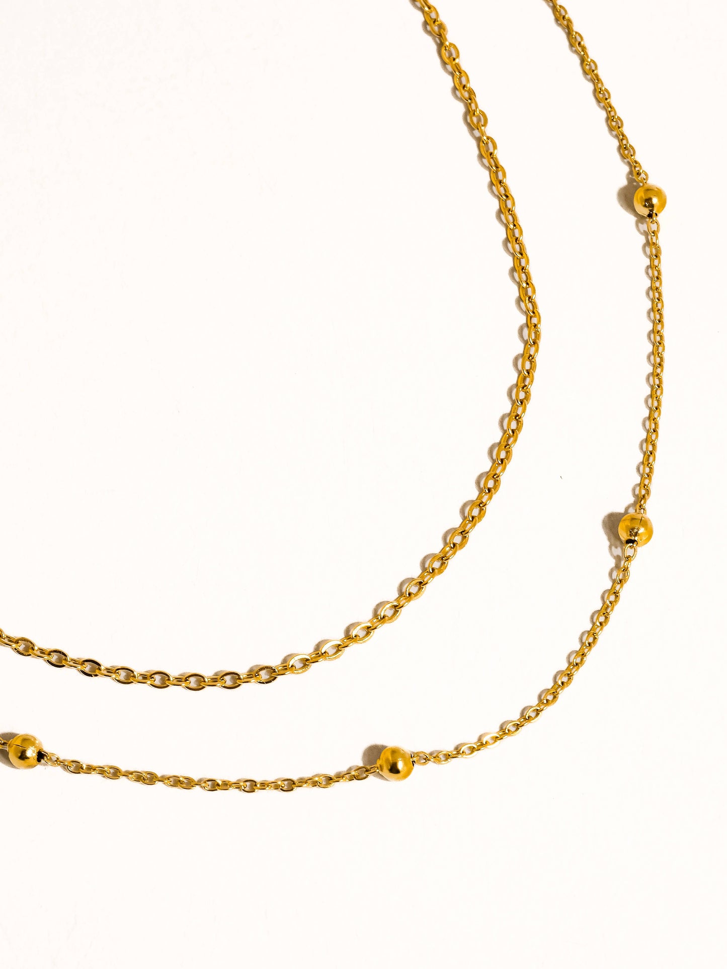 Pennie Layered Chain Anklet