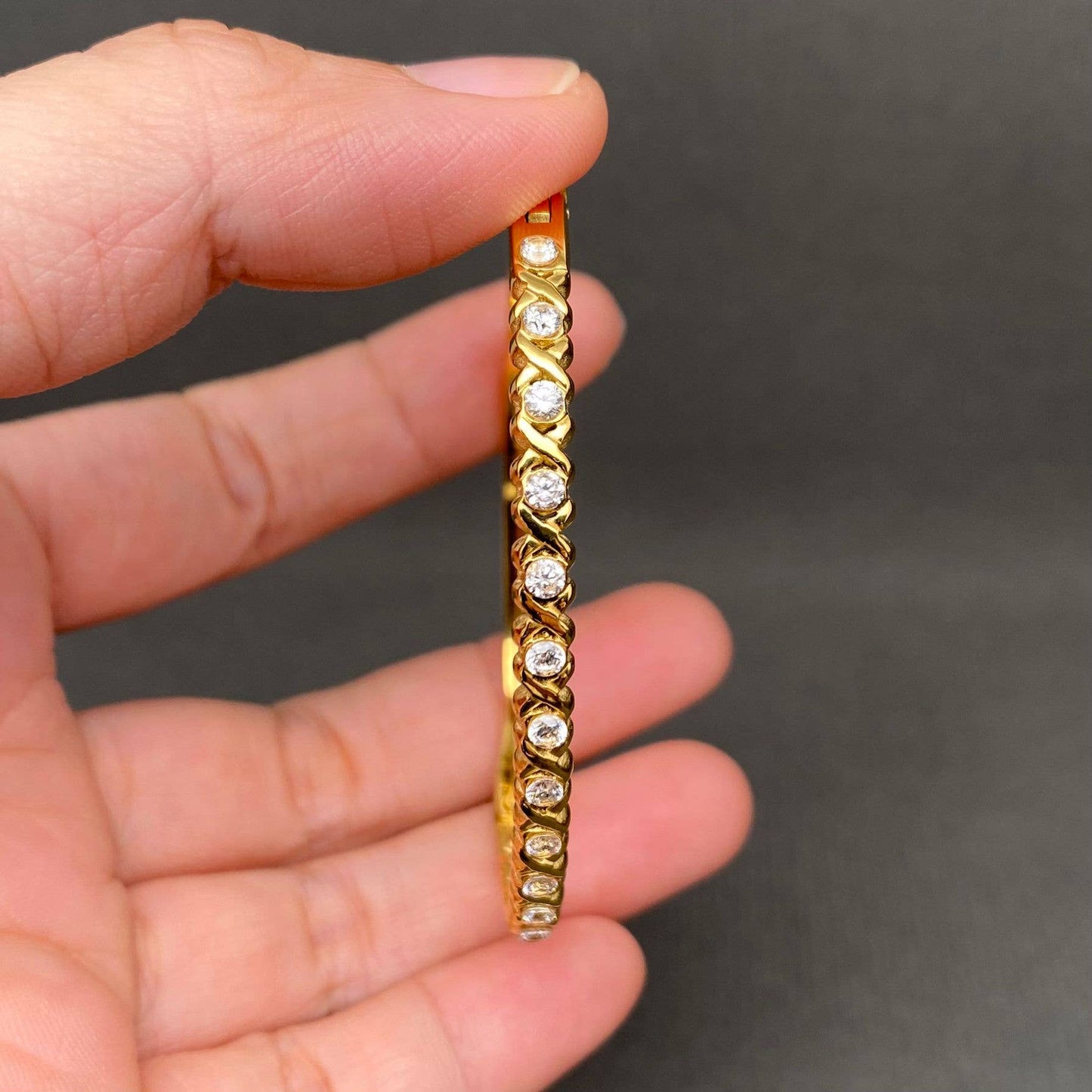 Delicately Daring Bangle Bracelet