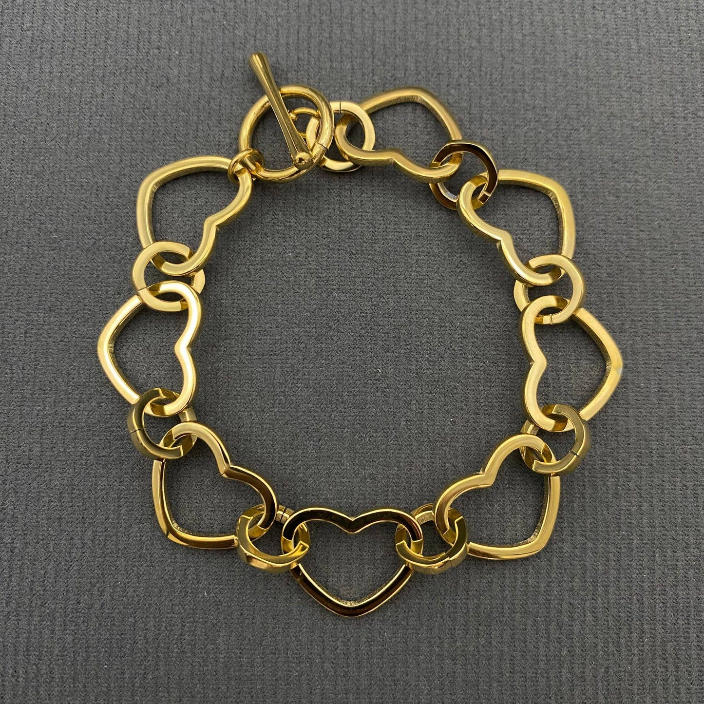 Hollow Heart Bracelet