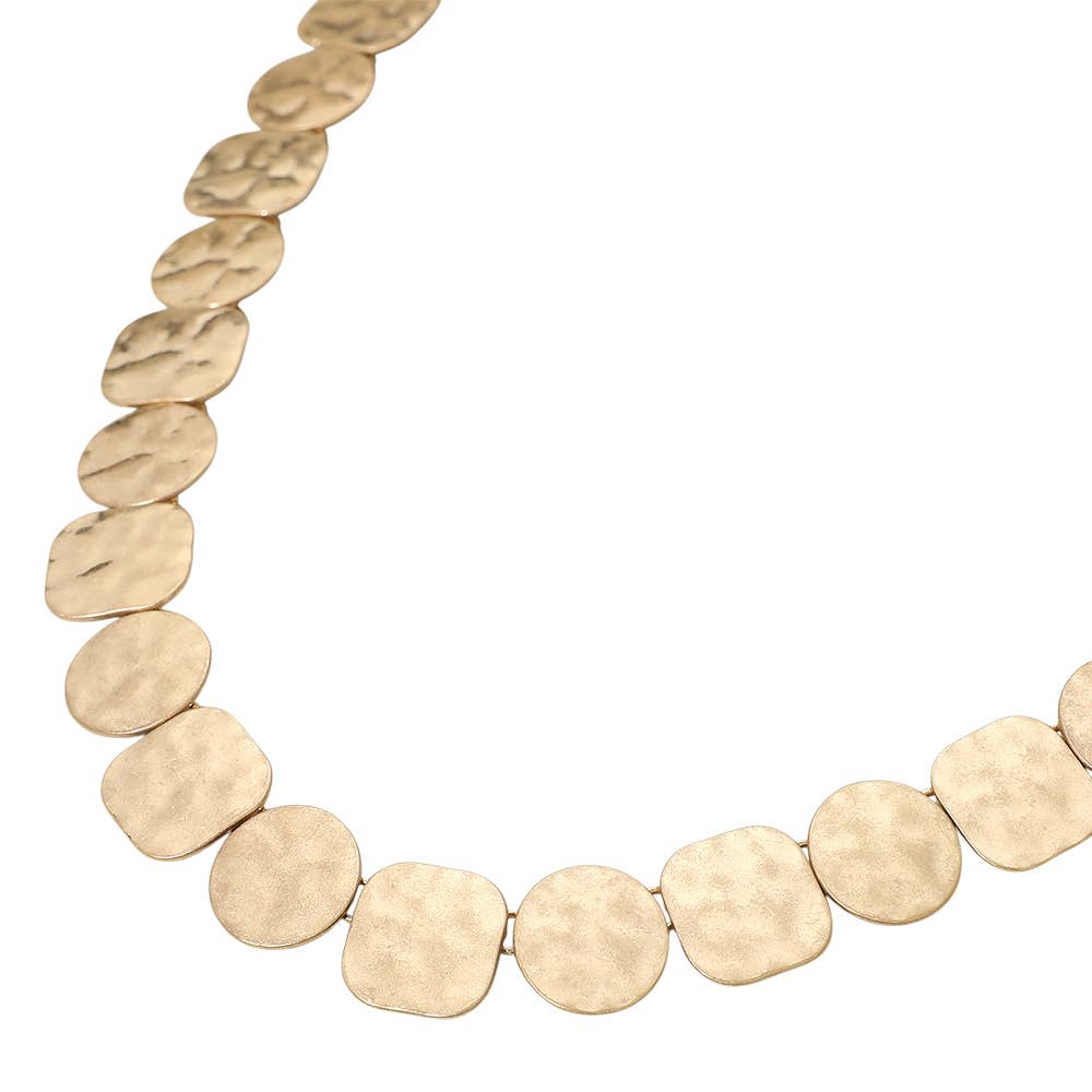 Circle Gets a Square Necklace