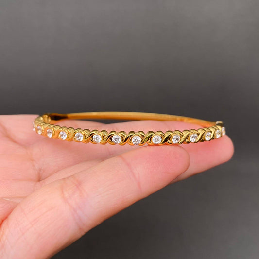 Delicately Daring Bangle Bracelet