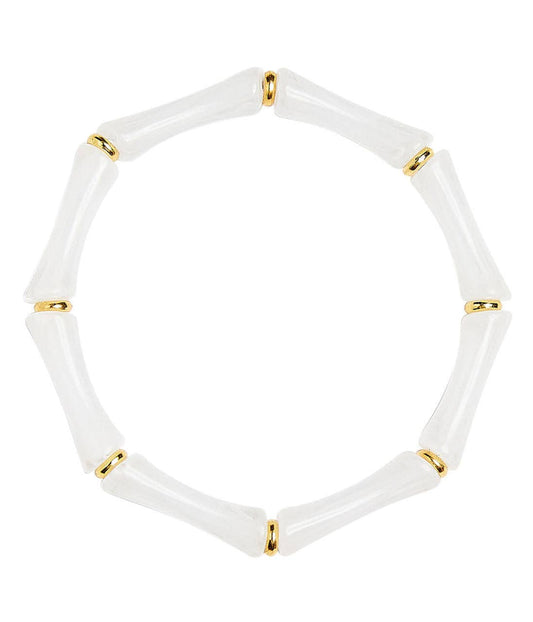 Lucy Bamboo Acrylic Bracelet