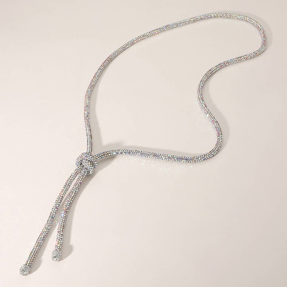 Studded Knot Necklace