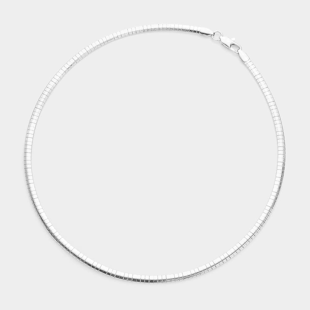 16 Inch Omega Chain Necklace