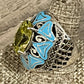 Blue Orchid Ring