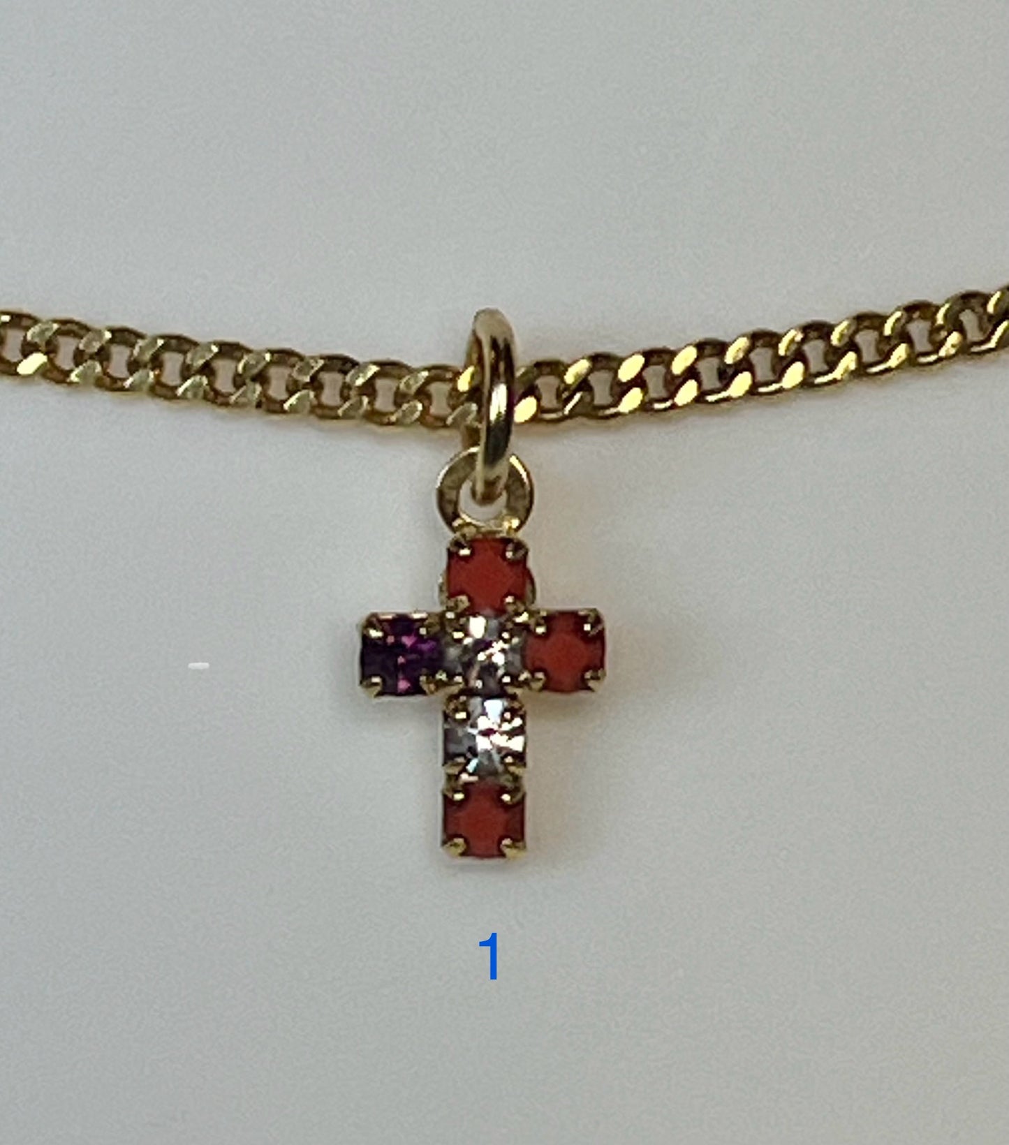 Single Mini Cross Necklace β sidelinesjewelry.com