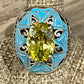 Blue Orchid Ring