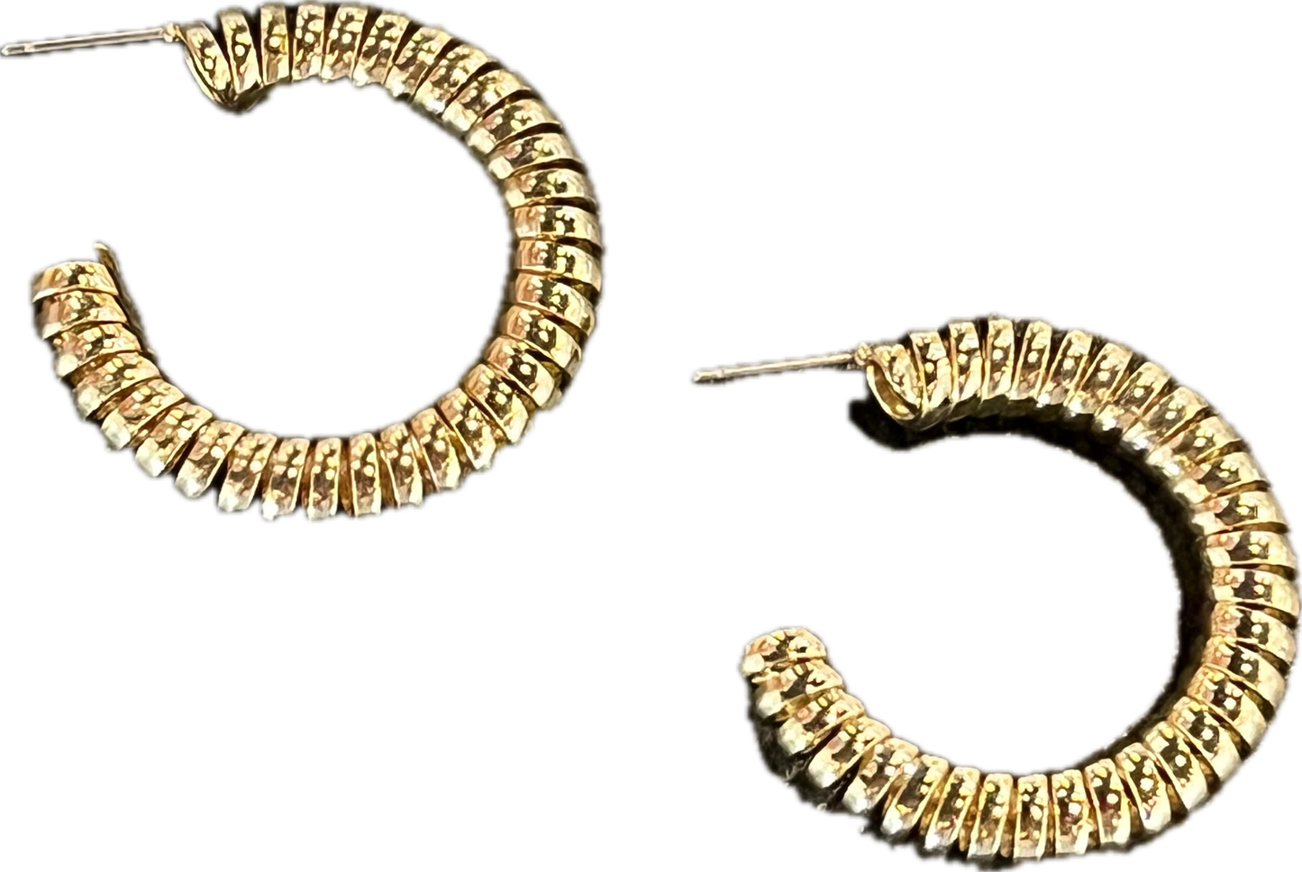 Coiled Hoop Earrings