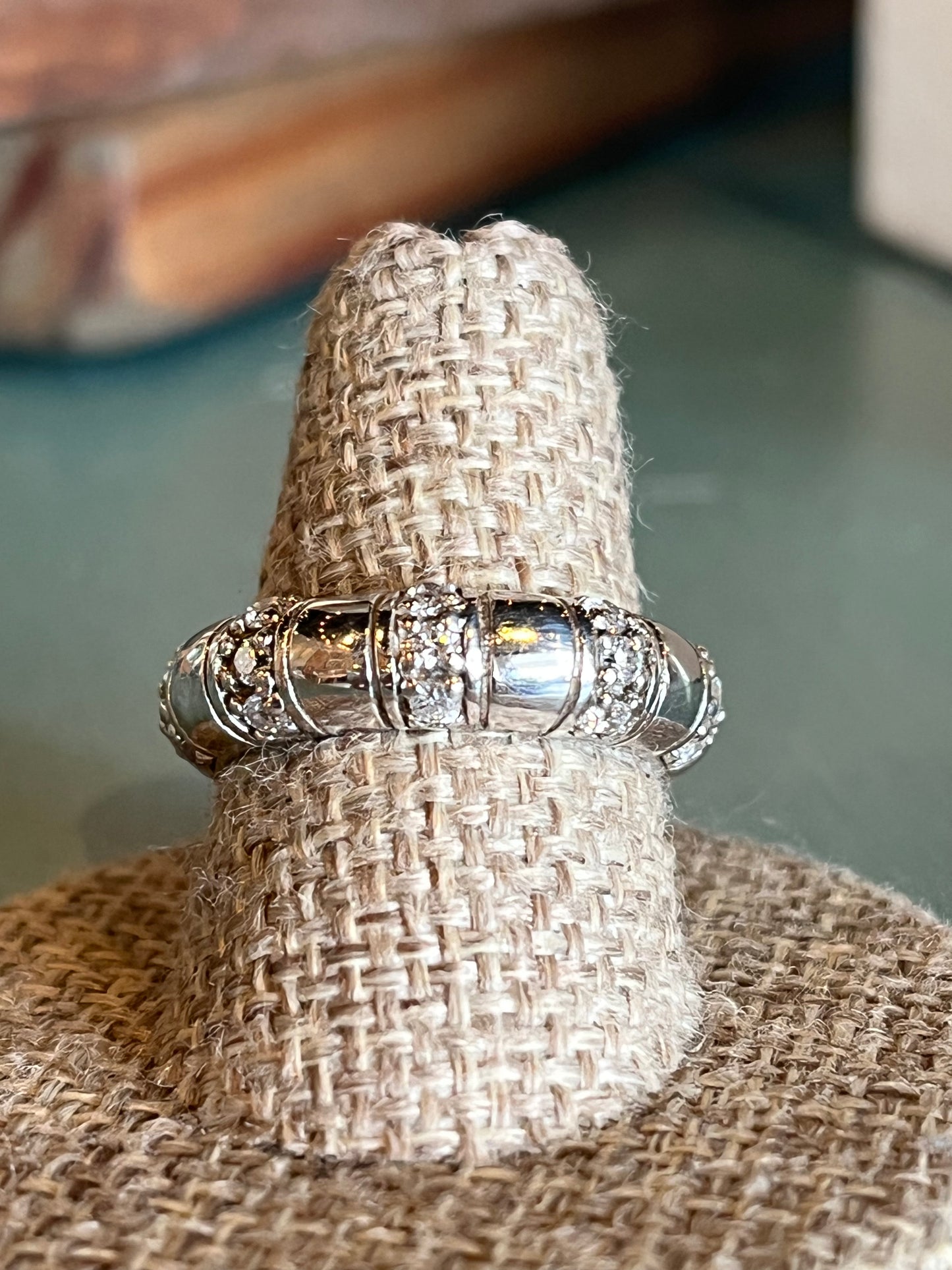 Sterling Silver Life Preserver Ring