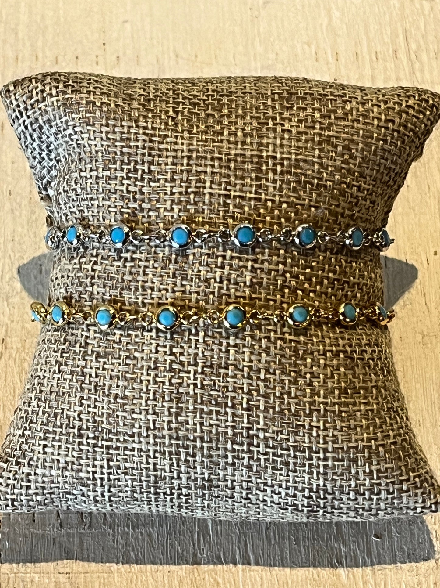 Athena Turquoise Pull Chain Bracelet