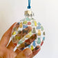 Cat Collage See-Through Glass Holiday Ornament