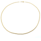Beaded Oval-Cut Necklace