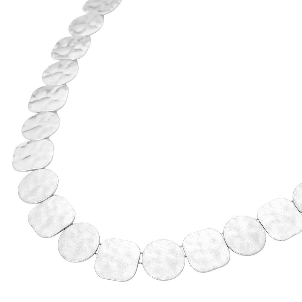 Circle Gets a Square Necklace