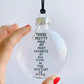 History Of Ever Stacked See-Through Glass Holiday Ornament