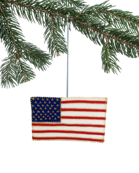 American Flag Ornament