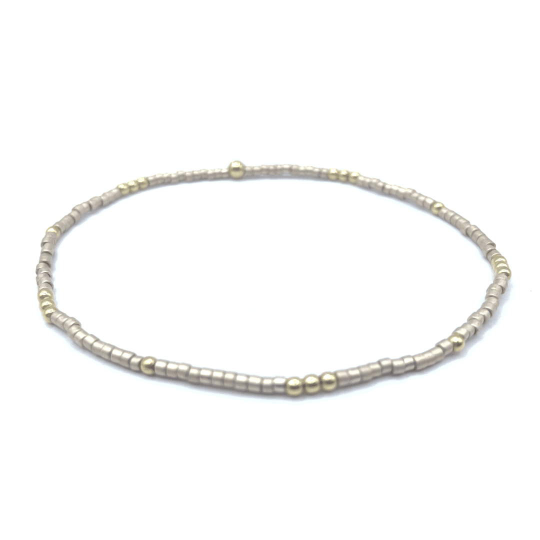 2mm Newport Bracelet - Champagne & Gold Filled