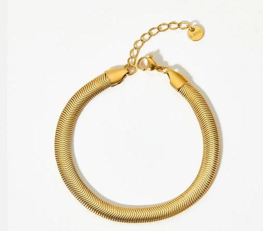 Snake Wheat Herringbone Bracelet